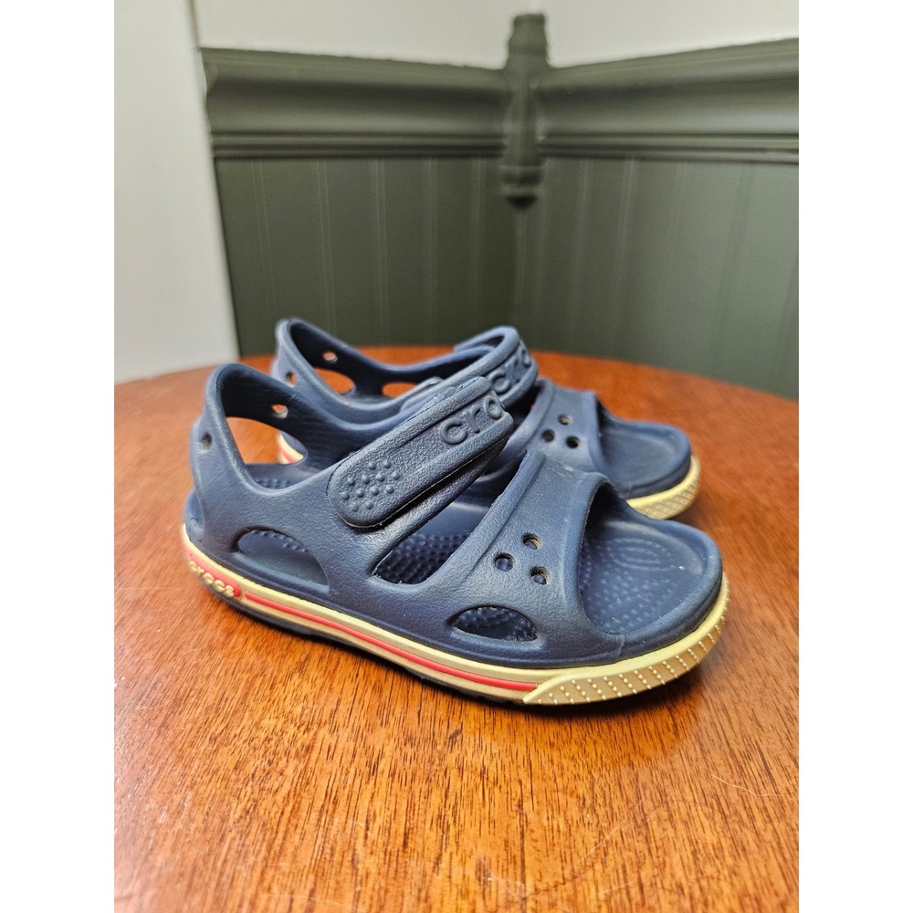 Crocs Kids Navy Blue bayaband Sandal Toddler Size C7 Sporty Water Shoe